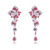 Picture of Fast Selling Pink Cubic Zirconia Dangle Earrings from Editor Picks