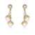 Picture of Sparkly Big White Dangle Earrings