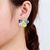 Picture of Amazing Big Gold Plated Dangle Earrings