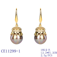 Picture of Trendy Gold Plated Luxury Dangle Earrings with No-Risk Refund