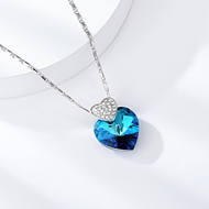 Show details for Unusual Small Love & Heart Pendant Necklace Show details for Unusual Small Love & Heart Pendant Necklace