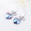 Show details for Good Swarovski Element Platinum Plated Dangle Earrings
