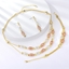 Show details for Fancy Dubai Gold Plated 3 Piece Jewelry Set