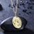 Picture of Dubai Gold Plated Pendant Necklace with Fast Shipping