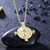 Picture of Distinctive Gold Plated Dubai Pendant Necklace with Low MOQ