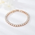 Picture of Nice Swarovski Element Zinc Alloy Fashion Bracelet