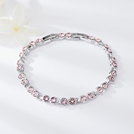 Show details for Unique Swarovski Element Zinc Alloy Fashion Bracelet