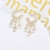 Picture of Inexpensive Gold Plated Cubic Zirconia Dangle Earrings from Reliable Manufacturer