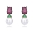 Picture of Flowers & Plants Luxury Dangle Earrings with Speedy Delivery