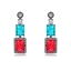 Show details for Unique Cubic Zirconia Colorful Dangle Earrings