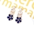 Picture of Nickel Free Gold Plated Cubic Zirconia Dangle Earrings with Easy Return