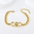 Picture of Beautiful Medium Gold Plated Fashion Bracelet