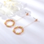 Show details for Rose Gold Plated Zinc Alloy Dangle Earrings with Unbeatable Quality