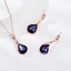 Show details for Elegant Colored Crystal Small 2 Pieces Jewelry Sets