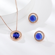 Show details for Famous Small Opal 2 Piece Jewelry Set