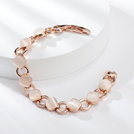 Picture of Zinc Alloy Rose Gold Plated Fashion Bracelet with Unbeatable Quality