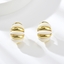 Show details for Zinc Alloy White Stud Earrings from Certified Factory