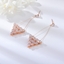 Show details for Top Cubic Zirconia Medium Dangle Earrings