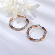 Show details for Classic Holiday Big Hoop Earrings in Exclusive Design