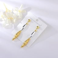 Picture of Inexpensive Zinc Alloy Gold Plated Dangle Earrings from Reliable Manufacturer