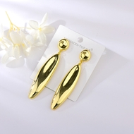 Picture of Eye-Catching Gold Plated Big Dangle Earrings with Member Discount