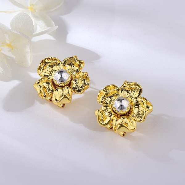 Picture of Shop Zinc Alloy Gold Plated Big Stud Earrings Best Price