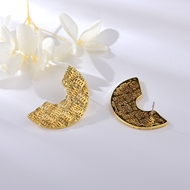 Picture of Zinc Alloy Big Big Stud Earrings As a Gift