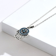 Picture of 925 Sterling Silver Small Pendant Necklace with Full Guarantee