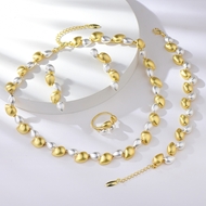 Picture of Dubai Gold Plated 4 Piece Jewelry Set with 3~7 Day Delivery