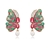 Picture of Impressive Colorful Gold Plated Dangle Earrings with Low MOQ