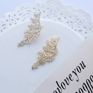 Picture of Funky Big White Dangle Earrings