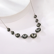 Show details for Inexpensive Platinum Plated Swarovski Element Short Chain Necklace from Reliable Manufacturer Show details for Inexpensive Platinum Plated Swarovski Element Short Chain Necklace from Reliable Manufacturer