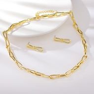 Show details for Wholesale Gold Plated Medium 2 Piece Jewelry Set with No-Risk Return Show details for Wholesale Gold Plated Medium 2 Piece Jewelry Set with No-Risk Return