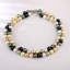 Show details for Sparkling Medium Platinum Plated Short Statement Necklace