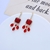 Picture of Funky Big Cubic Zirconia Dangle Earrings