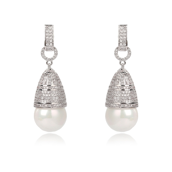 Picture of Inexpensive Platinum Plated Luxury Dangle Earrings from Reliable Manufacturer