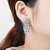 Picture of Popular Cubic Zirconia Platinum Plated Dangle Earrings