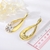 Picture of Hot Selling Gold Plated Big Dangle Earrings with No-Risk Refund