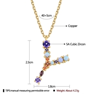 Picture of Affordable Gold Plated Colorful Pendant Necklace from Trust-worthy Supplier