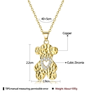 Picture of Delicate Cubic Zirconia Pendant Necklace of Original Design