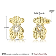 Picture of Copper or Brass White Stud Earrings at Unbeatable Price