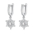 Picture of Delicate Cubic Zirconia Small Hoop Earrings Online Only