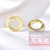 Picture of Brand New Gold Plated Classic Stud Earrings with SGS/ISO Certification