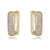 Picture of Stylish Big White Big Hoop Earrings