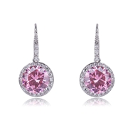 Picture of Luxury Platinum Plated Dangle Earrings with Speedy Delivery