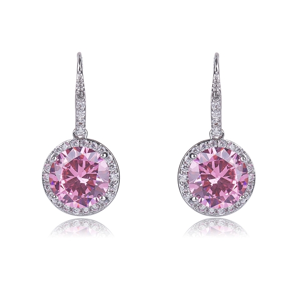 Picture of Luxury Platinum Plated Dangle Earrings with Speedy Delivery