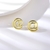 Picture of Featured Gold Plated Zinc Alloy Stud Earrings with Full Guarantee