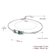 Picture of Hypoallergenic Platinum Plated Small Fashion Bracelet with Easy Return