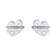 Picture of Staple Small Platinum Plated Stud Earrings