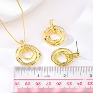 Picture of Impressive White Artificial Crystal 2 Piece Jewelry Set with Low MOQ